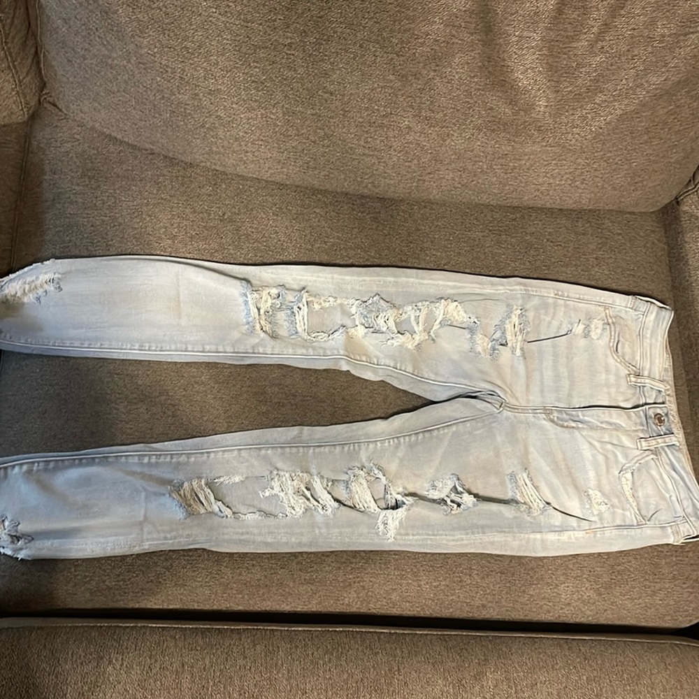 American Eagle jeans next level stretch size US 2 short, super high-rise jegging